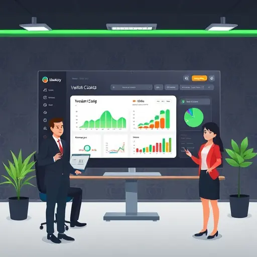 animated A/B testing dashboard with variant cards A and B, showing CTR, CVR, bounce rate and heatmap widgets;; green accent #94d3a2;; text-free