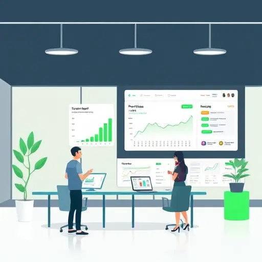 illustration of SEO optimization for Telegram channels: keyword research, content calendar, A/B testing titles, engagement metrics dashboard, dark theme, green accent #94d3a2, minimalist, no text