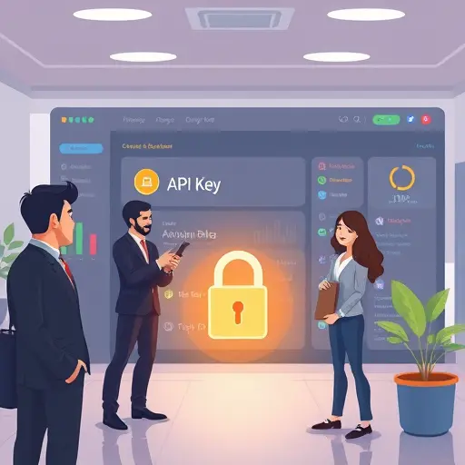 animated dashboard interface showing 