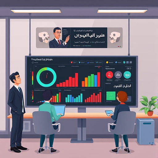 cartoon-style digital dashboard showing easy model switching (ChatGPT, Claude, Gemini)