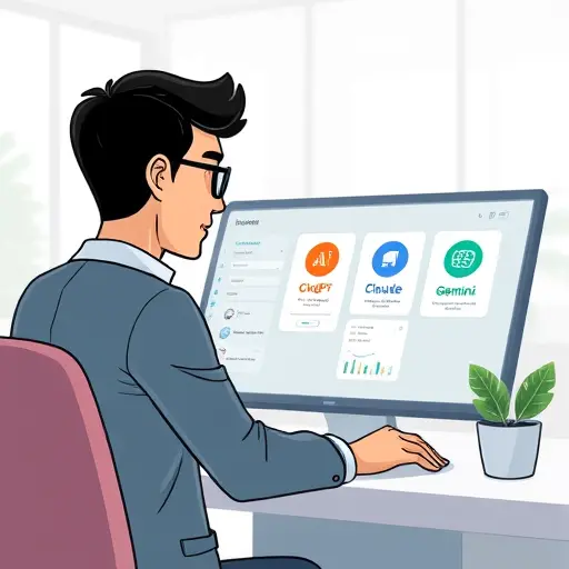 (ChatGPT, Claude, Gemini)