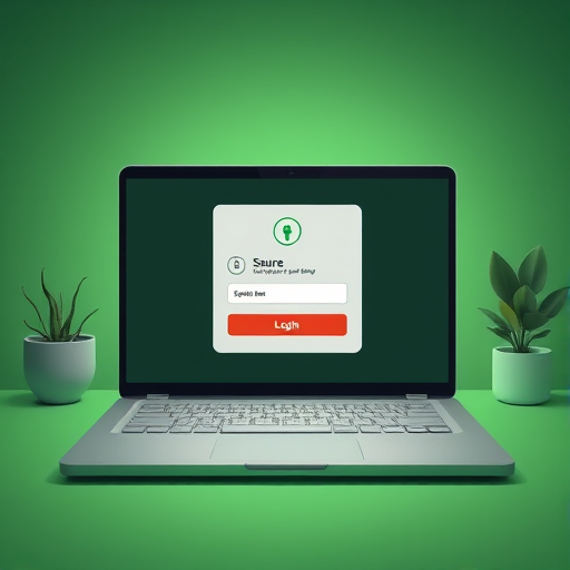 (lock), AI chatbot window showing philosophy content, animated, green and dark theme, minimal, no text