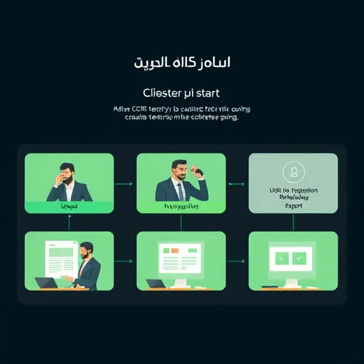 clean step-by-; dark theme, green accents,