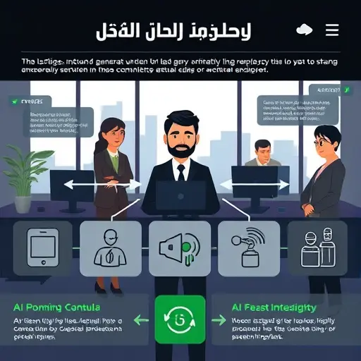 instructional infographic-style illustration showing AI prompt formula: