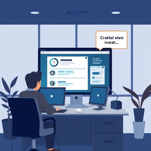 animated illustration of a Windows 11