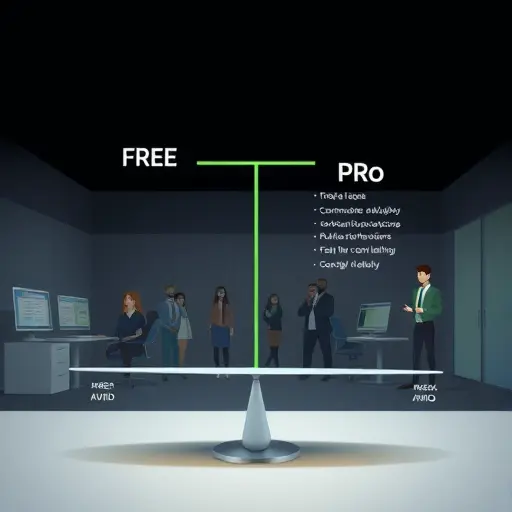 balanced scale illustration comparing 
