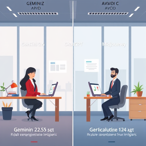 infographic comparison between Gemini 2.5