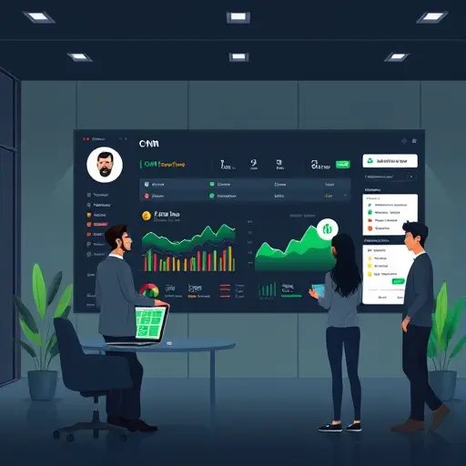 animated CRM dashboard integration with ChatGPT via API webhooks, showing lead fields auto-