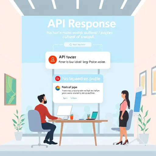 animated infographic of API response: