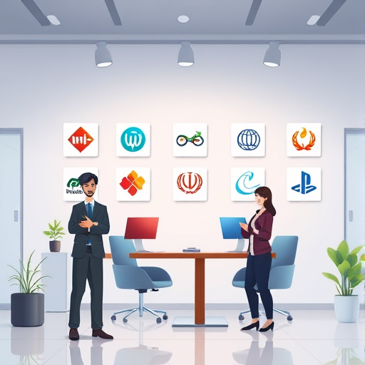 digital board displaying successful animated AI-