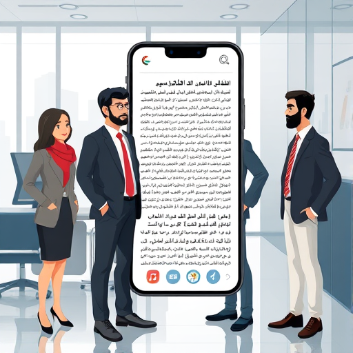animated app interface showing original long text auto-