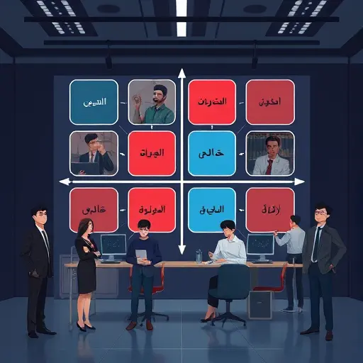 clean 2x2 confusion matrix illustration, animated style, high contrast dark theme, labeled blocks conceptually (no text)