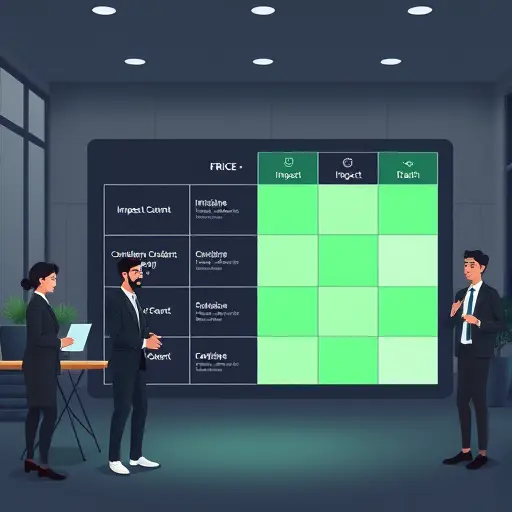 clean scoring board illustration for RICE/#94d3a2 highlights, text-free