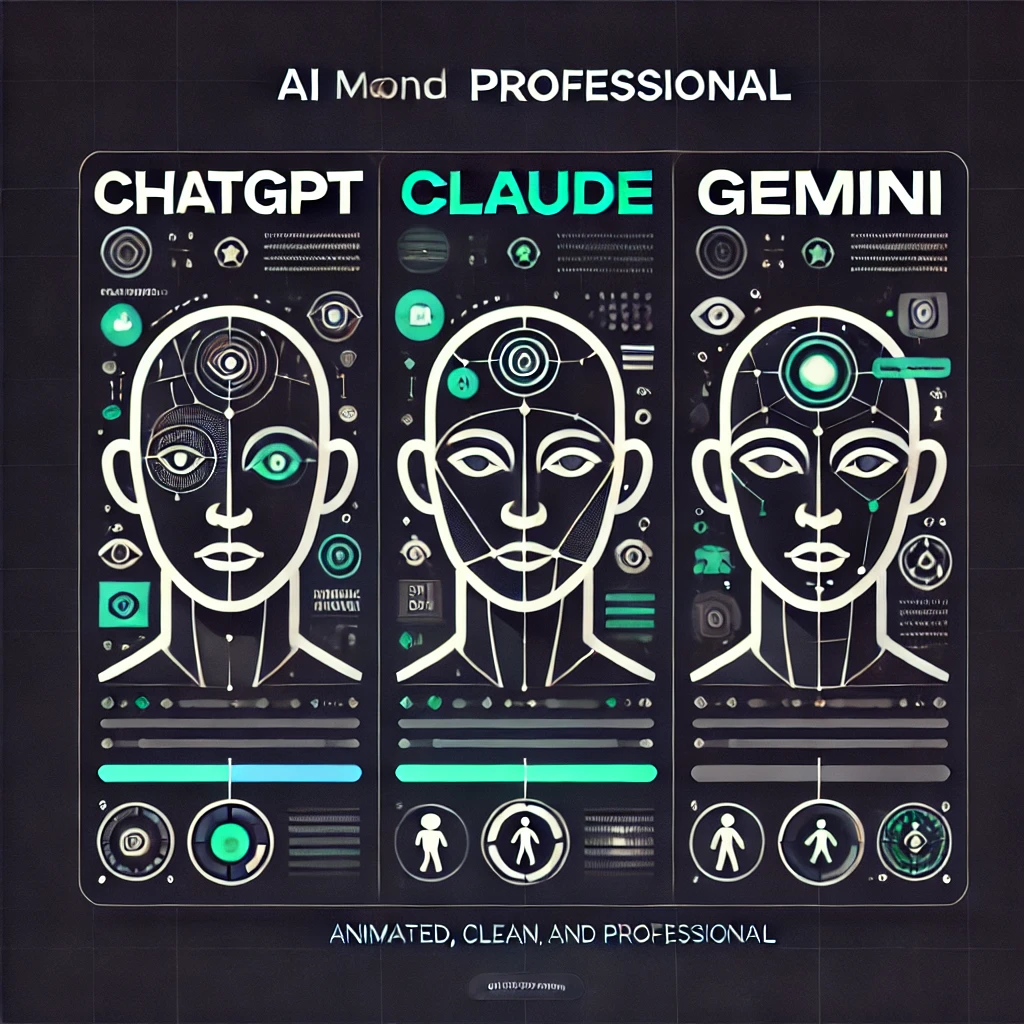 illustration of three AI model icons (ChatGPT, Claude, Gemini)