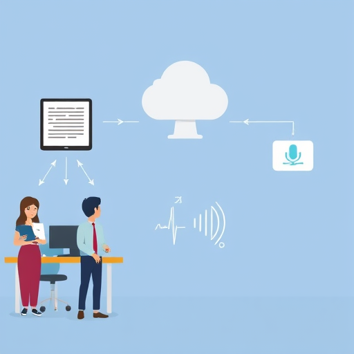 animated diagram showing the accessibility workflow: