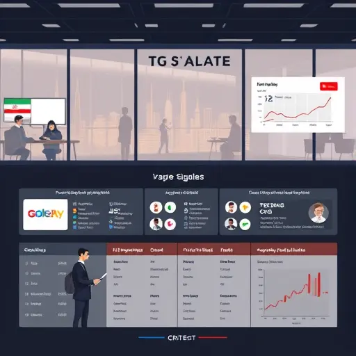 animated competitive landscape illustration, pricing-feature matrix and churn signals, clean tech aesthetic, dark UI, no text