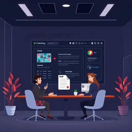 modern dark UI illustration of an Iranian AI platform analyzing a blood test PDF, OCR scan icons, model switching tabs (ChatGPT, Claude, Gemini)