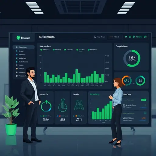 modern AI platform dashboard illustration showing model switching between GPT-4