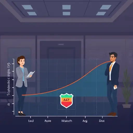 abstract visualization of healthcare AI model validation, cartoon-