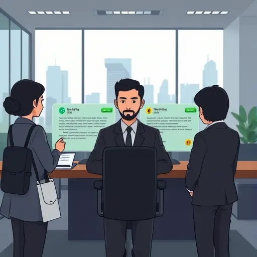 modern AI proofreading interface concept, cartoon-