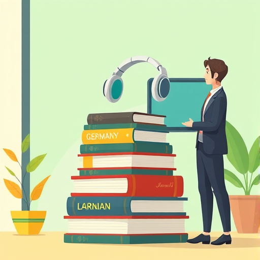 abstract stack of animated learning resources ()