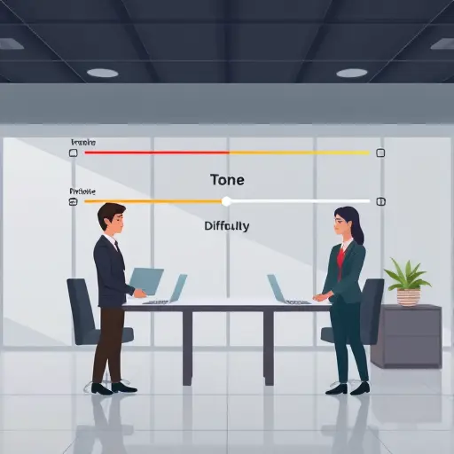 modern illustration of tone and difficulty sliders controlling an AI-driven narrative, tags like epic/humorous/