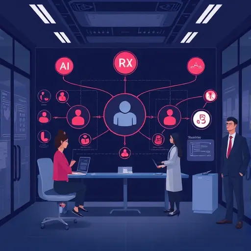 illustration of AI analyzing complete blood count (CBC)