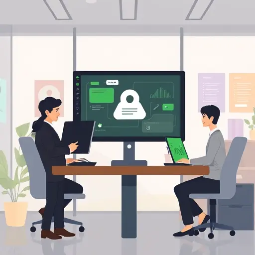 secure data handling illustration: encrypted transfer (TLS), role-based access, audit logs, data minimization for signature OCR, dark UI, green accent #94d3a2</image_gen>