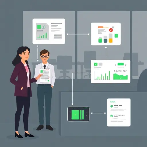 illustrated pipeline of blood test analysis: document detection, OCR, unit normalization, range comparison, and AI explanation; dark theme UI with green accents;