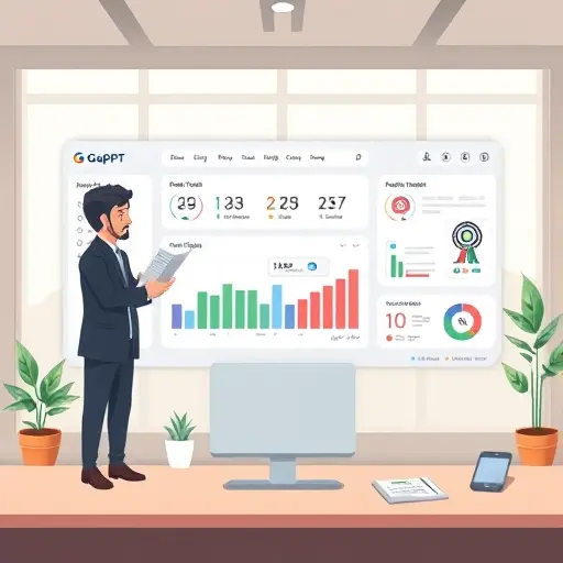 cartoon style dashboard of GapGPT platform, icons for video, AI models (ChatGPT, Gemini, Claude)