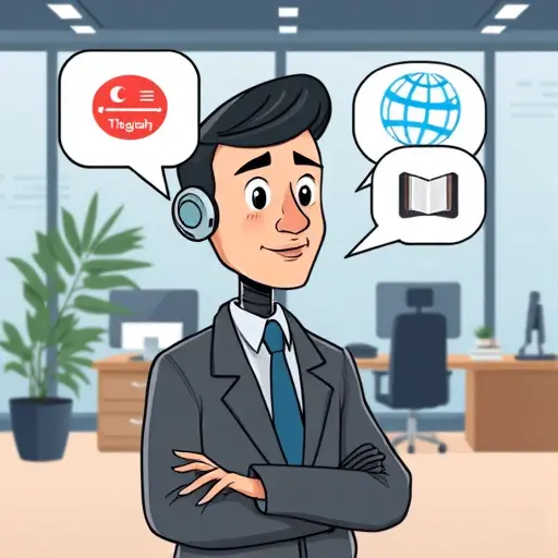 AI talking avatar illustration with lip-