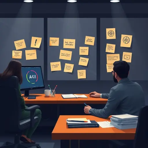 animated scene of a comedian’