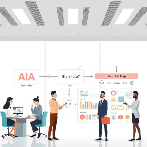 illustrated pipeline of three AI models (ChatGPT, Claude, Gemini) passing a story idea through stages: idea generation, ethical tension outline, visual beat map;