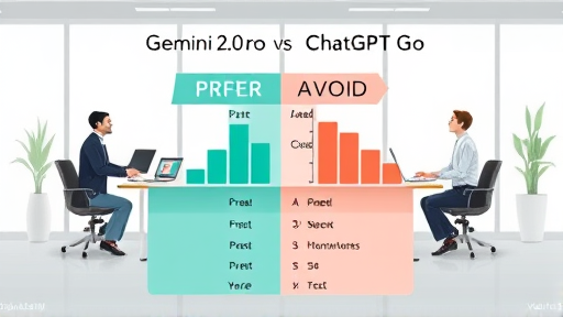 comparison chart illustration, Gemini 2.0