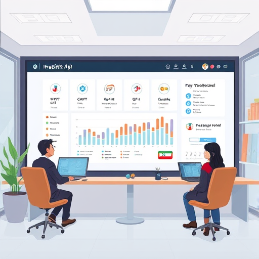 modern multi-model AI API dashboard, animated illustration showing ChatGPT, GPT-4