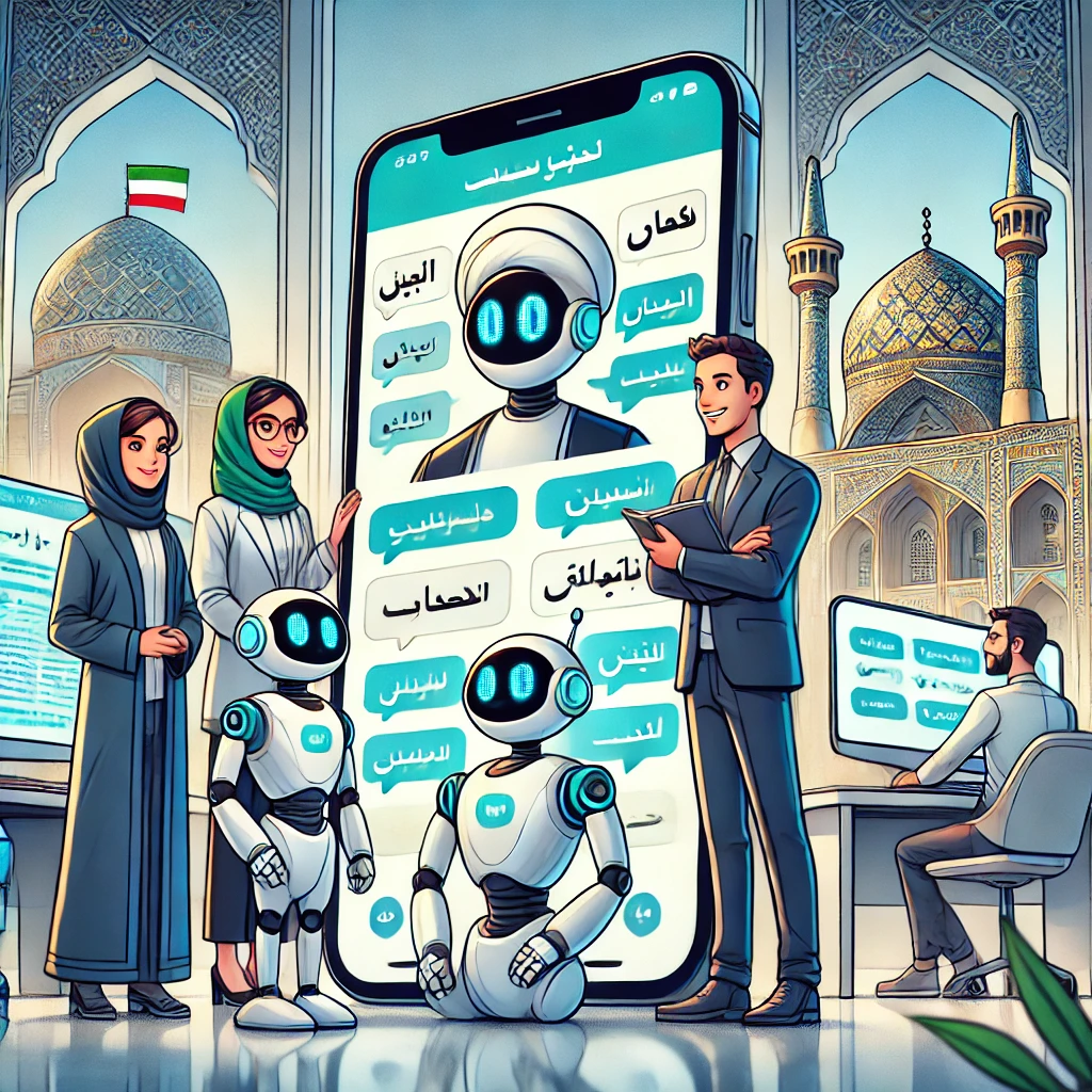 cartoon illustration showing multiple AI chatbots (ChatGPT, Claude, Gemini)