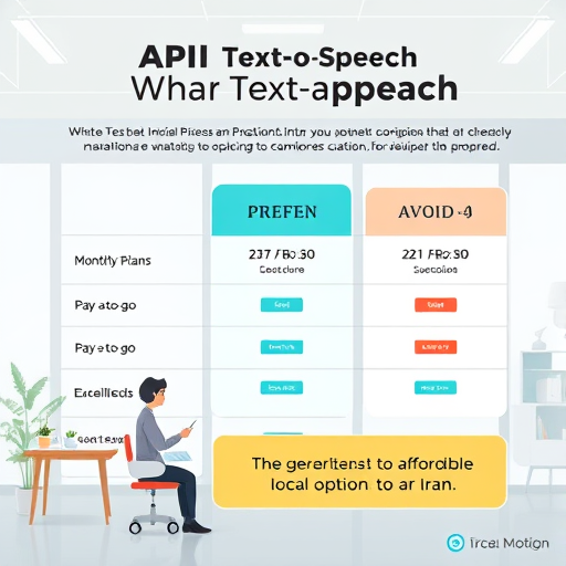 modern animated infographic comparing API Text-to-
