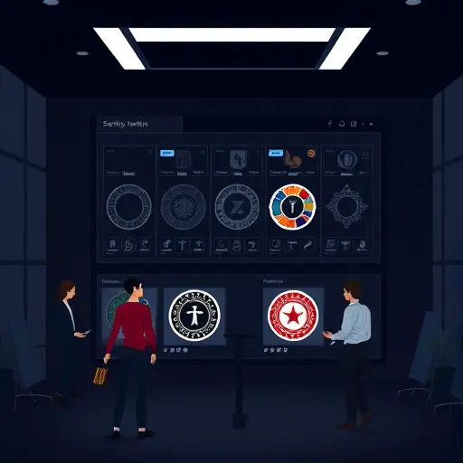 dark themed illustration of an AI-