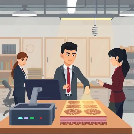 laser engraving and photopolymer stamp production illustrated, AI-