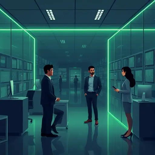 abstract illustration of AI enhancing a low-