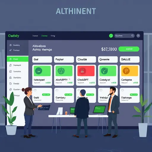 modern dark-(icons for ChatGPT, Claude, Gemini, DALL·E)