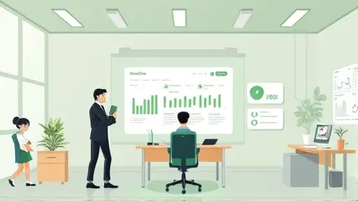animated illustration of a smart AI summarizing workflow, user-