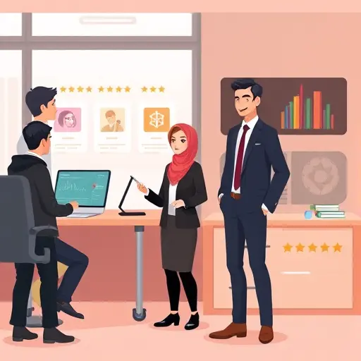 cartoon-style mood board showing film genres (thriller, drama, sci-fi)