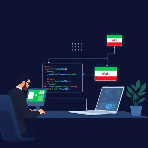 '(GapGPT), with global APIs visually locked or blocked, high-