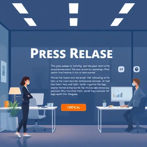 illustration of press release structure optimized for SEO: