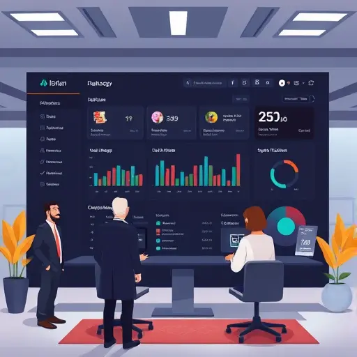 animated illustration of a dark-themed AI platform dashboard, showing model selection (ChatGPT, Claude, Gemini) and super-