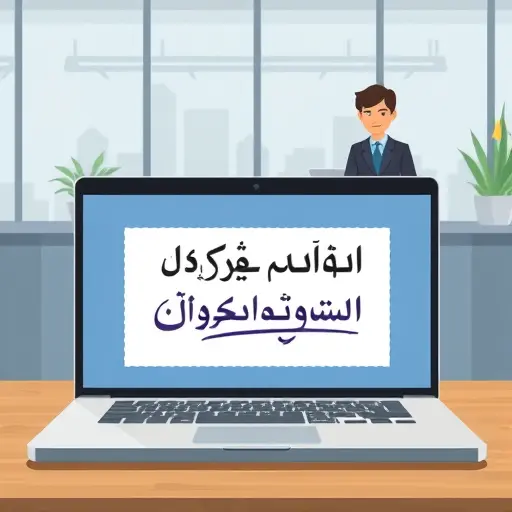 cartoon-style illustration of a scanned paper signature being enhanced (denoising, angle correction, contrast boost)