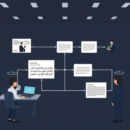 clean illustration of an OCR pipeline: image preprocessing (denoise, deskew), text detection (bounding boxes), text recognition (CNN + Transformer with attention), language model correction;
