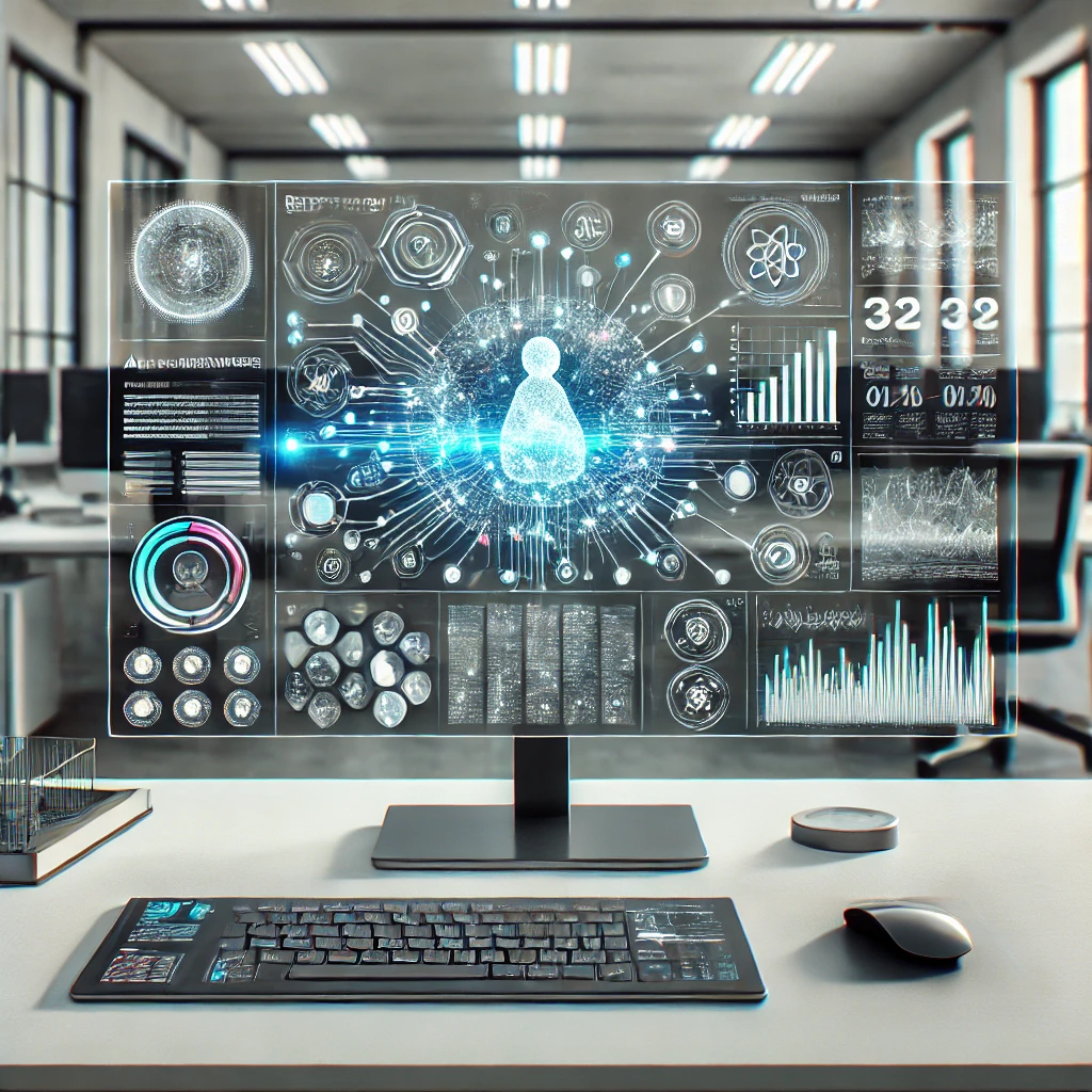 animated dashboard interface showing AI analyzing medical test results, medical data charts, neural network lines, illustration style, text-free