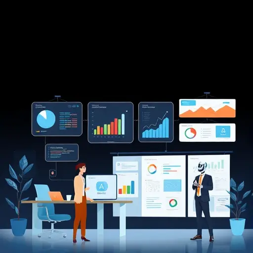 animated illustration of AI-